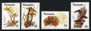 Vanuatu 364-7 MNH Local Fungi, Mushrooms