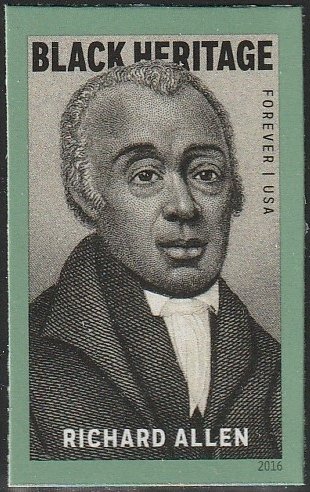 5056a MNH NDC imperforate single Black Heritage Richard Allen