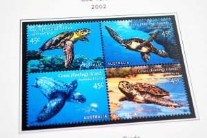 COLOR PRINTED COCOS ISLANDS 1963-2020 STAMP ALBUM PAGES (69 illustrated pages)