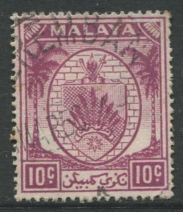 STAMP STATION PERTH Negri Sembilan #46 Arms Definitive Used 1949-55