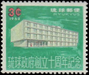 Ryukyu Islands #93-94, Complete Set(2), 1962, Never Hinged