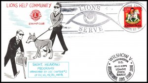 US Lions Help Community Lions Stamp Club 1978 Cover