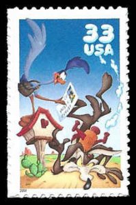 PCBstamps   US #3391a 33c Roadrunner & Wile E. Coyote, MNH, (17)