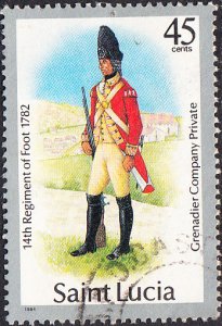 St. Lucia    #753    Used
