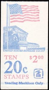 Scott 1896b Flag Over Court Booklet of 20 BK140