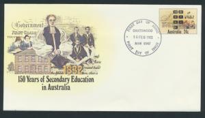 Australia PrePaid Envelopes 1982 150 years of Secondary Education