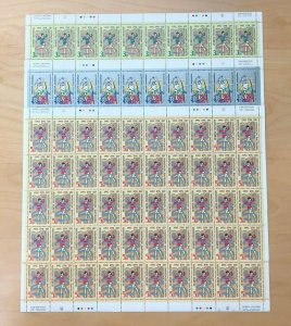 Ukraine 1992 - Scott#134-36 - Barcelona Olympics - Set of Full Sheets 3V - MNH