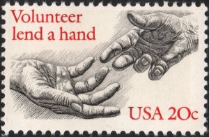 SC#2039 20¢ Volunteerism Single (1983) MNH