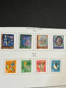 Switzerland collection semi-postals 1970-1979 mostly MH