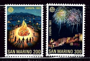 San Marino 898-99 MNH 1981 Europa    (ap2921)