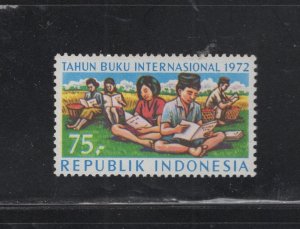 Indonesia #818 (1972 Book Year issue) VFMNH CV $2.50