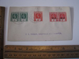 Gilbert & Ellice Stamp MR1 on Cover War Tax w/#14, 15