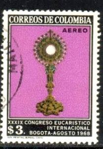 Monstrance, C. 1700, Eucharistic Congress, Colombia SC#C505