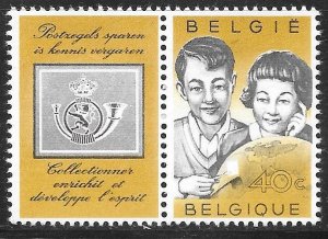 Belgium 555: 40c Young Stamp Collectors, MH, F-VF