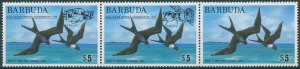 t14, Barbuda Sc. #213, 214, 186a - Overprinted Apollo Soyuz Space mission birds