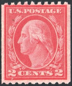 SC#488 2¢ Washington Coil Single (1919) MLH*