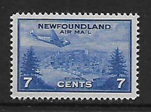 NEWFOUNDLAND C19  MNH AIR MAIL, VIEW OF ST. JOHN'S 1943