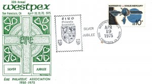 SILVER JUBILEE OF THE 'EIRE PHILATELIC ASSOCIATION 1950-1975 CACHET EVENT COVER