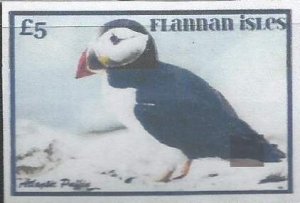 FLANNAN ISLES - Puffin - Imperf Single Stamp - M N H - Private Issue