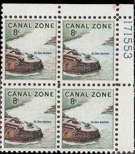 CANAL ZONE #159 BLOCK MNH VF