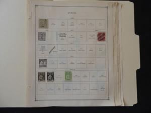 Angola 1898-1967 Mint/Used  Stamp Collection Scott Intl Album Pages