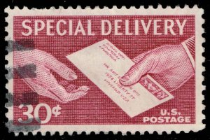 US #E21 Hand Delivery; Used