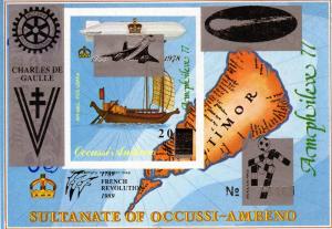 Timor Ocussi-Ambeno 1989 Halley's Comet/World Cup/Rotary/Concorde