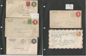 United States Collection of Old Covers, 13 Different, Nice Selection