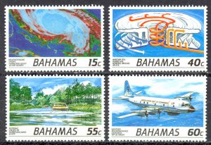 Bahamas Sc# 732-735 MNH 1991 Hurricane Awareness