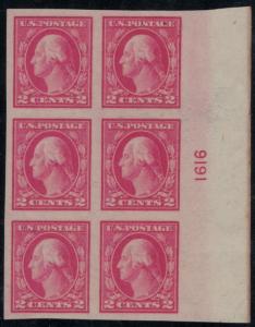 482 VF/XF OG NH, large margins Fresh Plate! pb2093