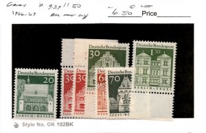 Germany, Postage Stamp, #939...950 Lot Mint NH, 1966 Architecture (AB)