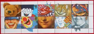 Great Britain GB 1990 Smiling faces MNH Scott #1304-1313a SG 1483a