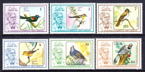 Cuba 1986 Gundlach & Birds Complete Mint MNH Set SC 2842-2847