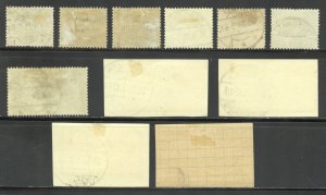 Upper Silesia Scott 32-42 UH/HR - 1921 Plebiscite Overprints Set - SCV $284.00
