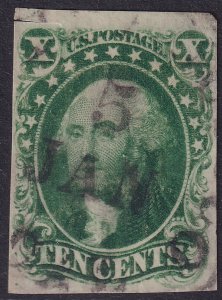 #13 Used, VF, A cut at top left (CV $750 - ID47929) - Joseph Luft