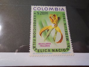 Flowers :  Colombia  #  807  MNH