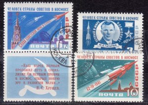 RUSSLAND RUSSIA [1961] MiNr 2473-75 C ( O/used ) Weltraum