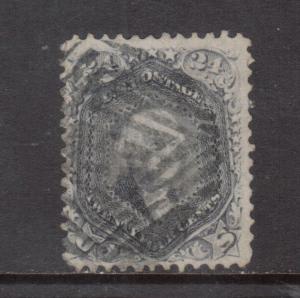 USA #78b Used Fine With Ornate Grid Cancel 