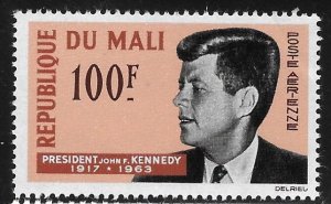 Mali 1964 President John F Kennedy Sc C24 MNH A1321