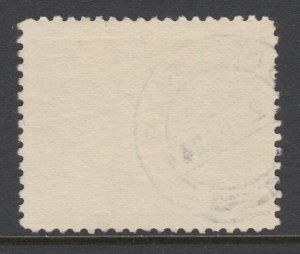 Sweden Sc 222 used 1924 50ö gray Postrider and Airplane, crisp cancel, F-VF