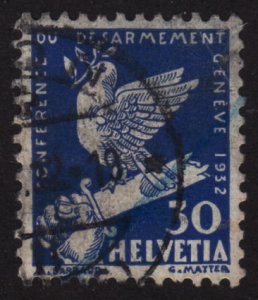 Switzerland 213 Dove on Broken Sword 1932