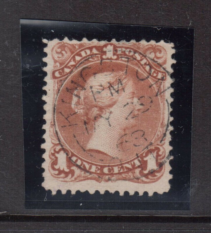 Canada #22 Used With Ideal May 29 1868 CDS Cancel