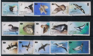 P3130 - SOUTH GEORGIA AND SOUTH SANDWICH MICHEL 150/64 COMPLETE SET, MNH-