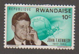 Rwanda 130 John F. Kennedy 1965