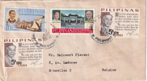 SA19b Philippines 1968 to Belgium, cover