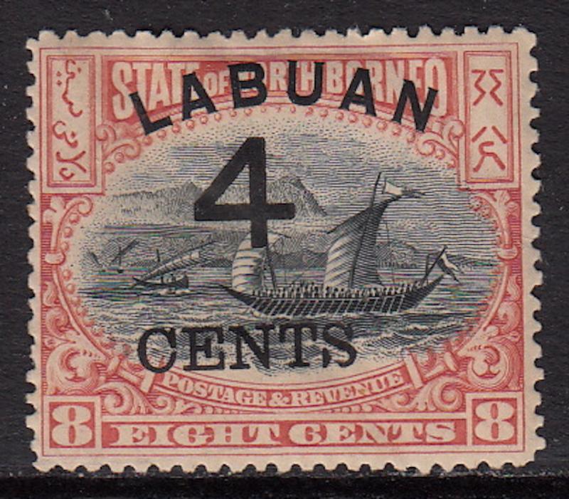 Labuan, #89, unused, hinged, CV$72.50