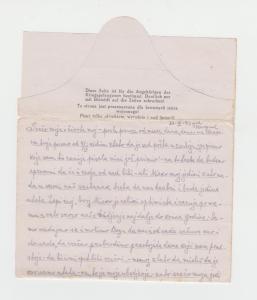 GERMANY 1943 KREIGSGEFANGENENPOST LETTER, BELGRADE-KREIGS OFF X111B BARACK 6/6