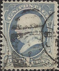 # 206 Gray Blue Used Ben Franklin