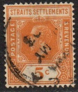 Straits Settlements Sc #155 Used