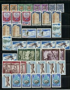Andorra, French #161//191 (AN066) with Duplicates, Wholesale, MNH, VF,CV$79.20